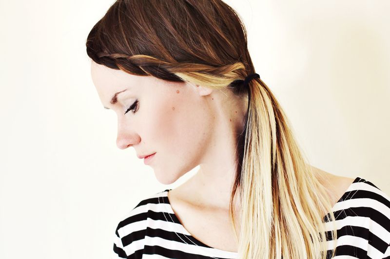 How To Style Braided Bangs 