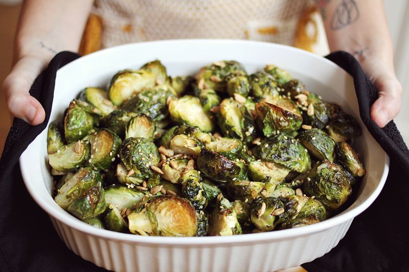 Mustard Brussels Sprouts