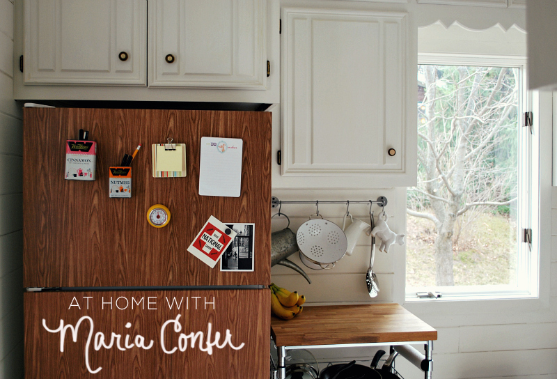 At Home With Maria Confer via A Beautiful Mess