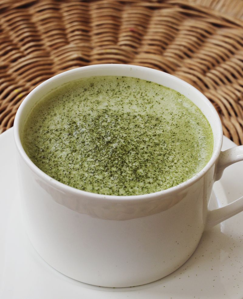 Matcha green tea latte recipe