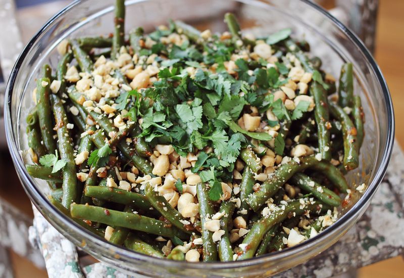 Thai style green beans
