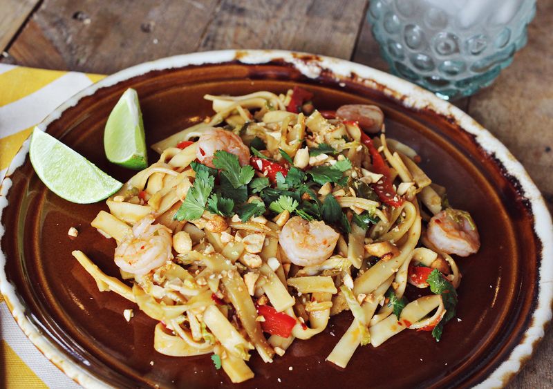 It's so easy to make pad thai at home!