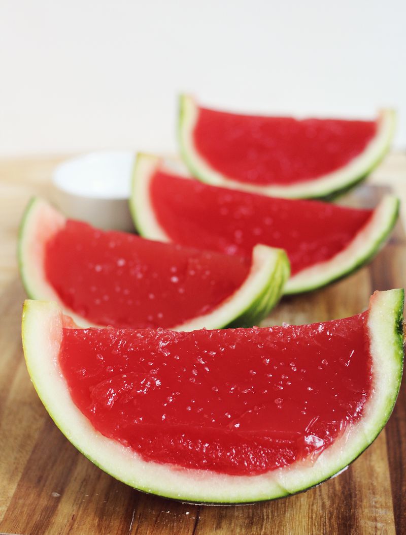 Make your own watermelon jello