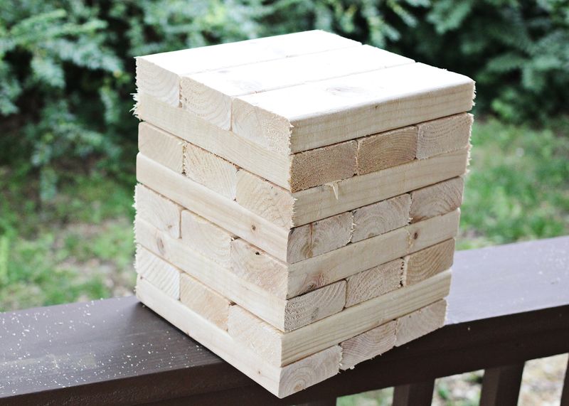 How to build your own giant jenga