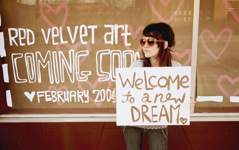 2008- We announced the opening of Red Velvet Art