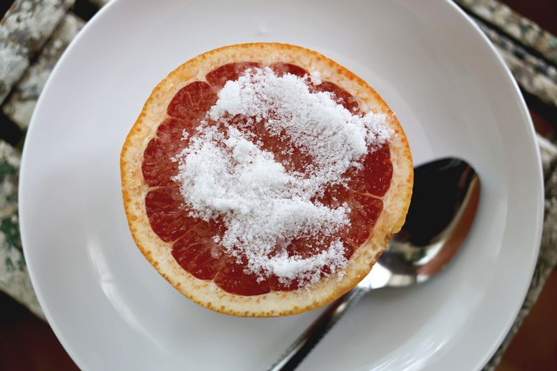 Fancy sugar + grapefruit = ammmazing! 