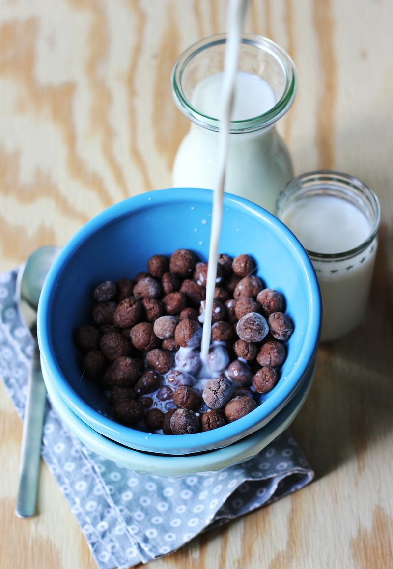 Nutella breakfast cereal abeautifulmess.com 