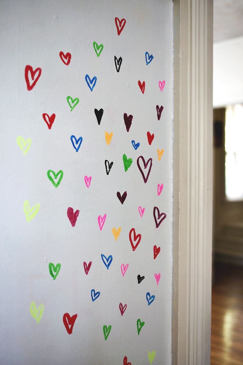 Try This- Paint A Wall With Whiteboard Paint abeautifulmess.com