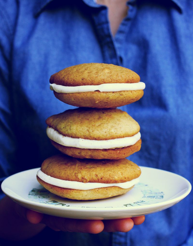 Spiced cider whoopie pies