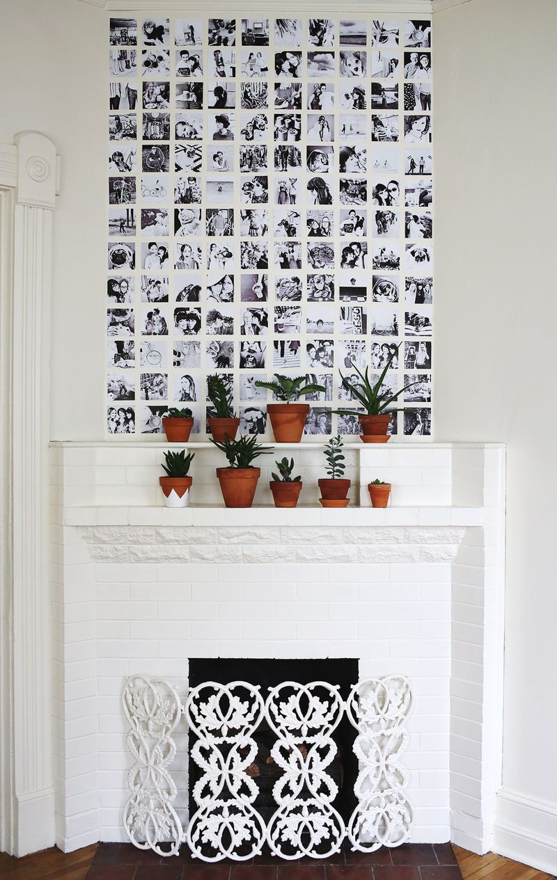 10 ways to use square photos in your home! via abeautifulmess.com 