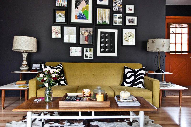 Emma Chapman's living room abeautifulmess.com 