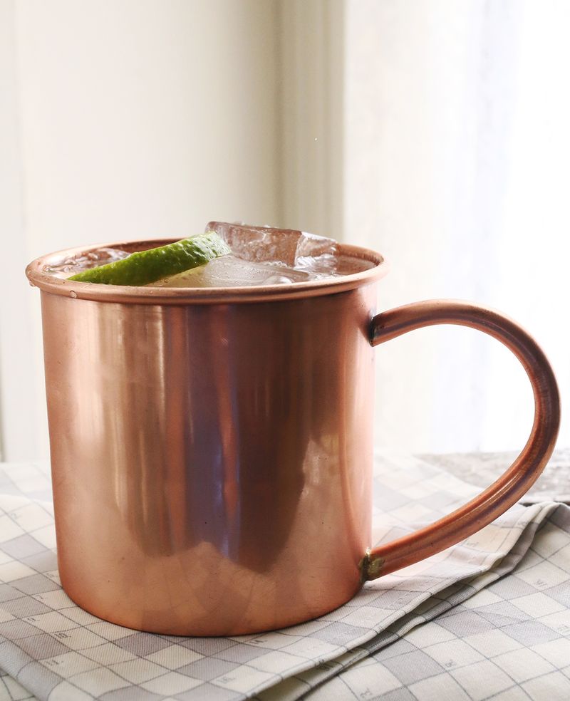 Try a classic Moscow Mule (click though for the full recipe!)