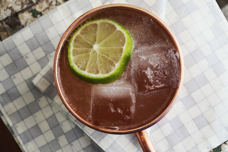 Try a classic Moscow Mule (click though for the full recipe!) 