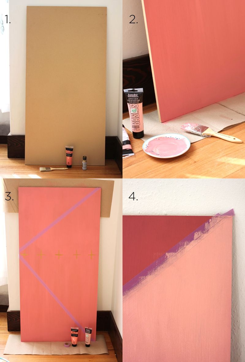 Try This : Color Block Mood Board (steps)