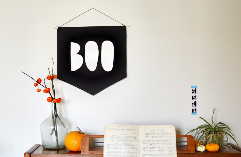 Boo! Banner *such a cute idea for Halloween! 