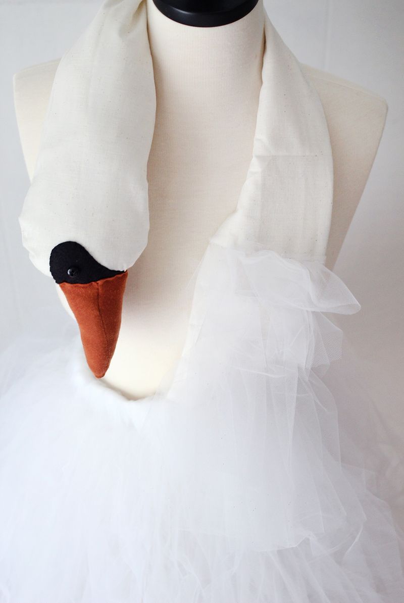 Beautiful Swan Dress details