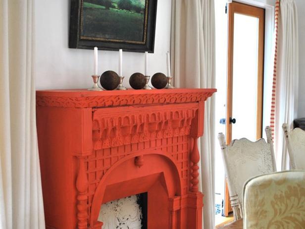 Simple modern fireplace… in love!