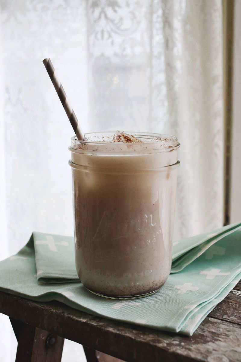 Spiked (or not!) Horchata recipe… so delicious! (click through for the full recipe)