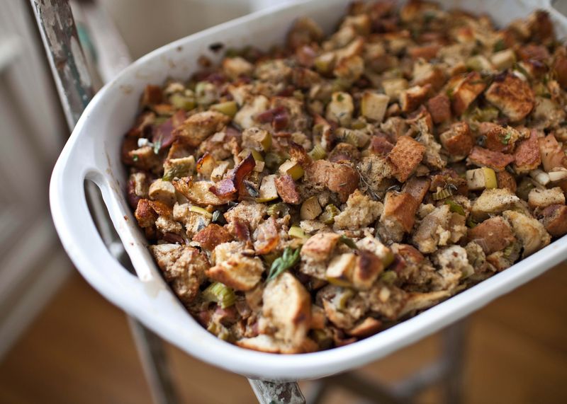 Bacon and Bourbon Stuffing 
