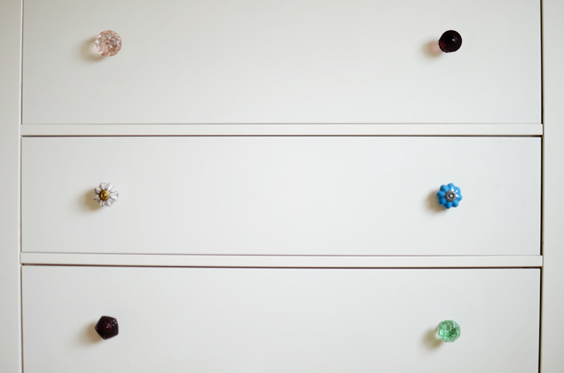 Try This Mismatched Dresser Knobs A, How To Change Knobs On Dresser