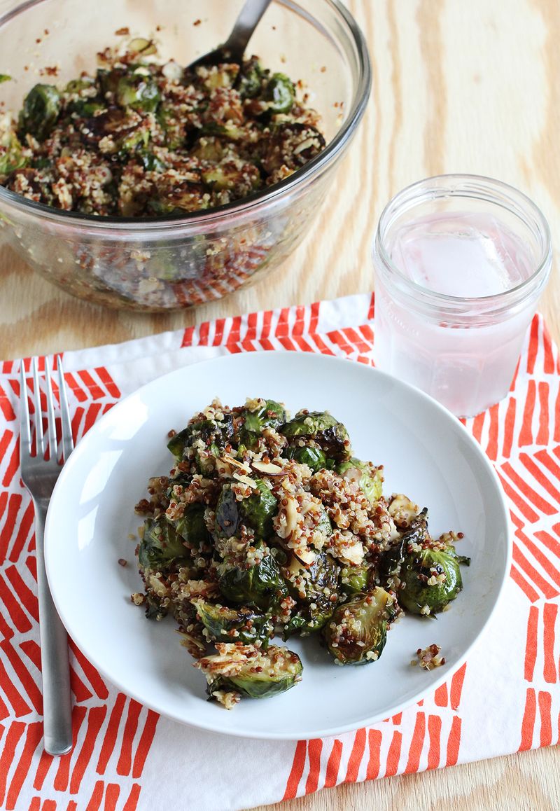 Brussels and quinoa salad 