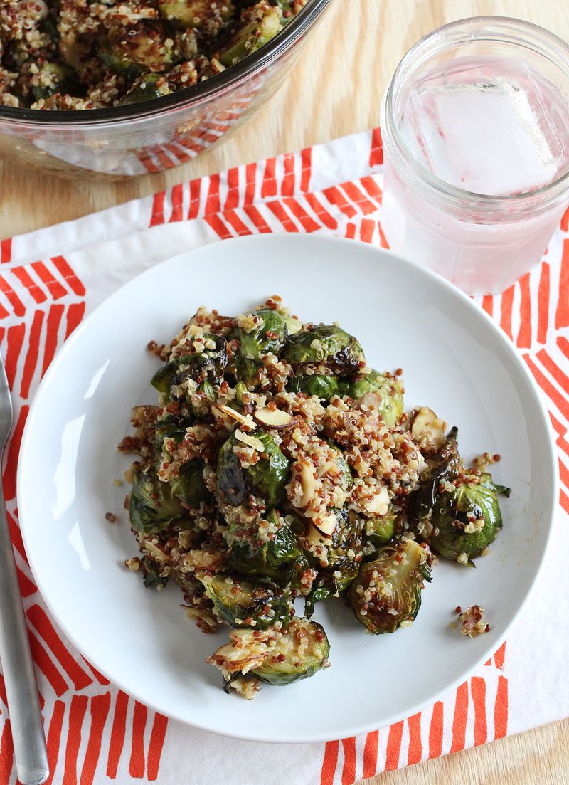 Brussels and quinoa salad