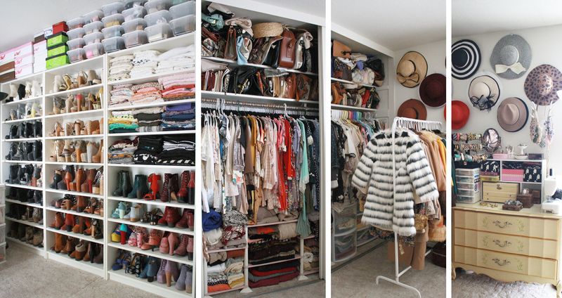 Amazing organized closet!