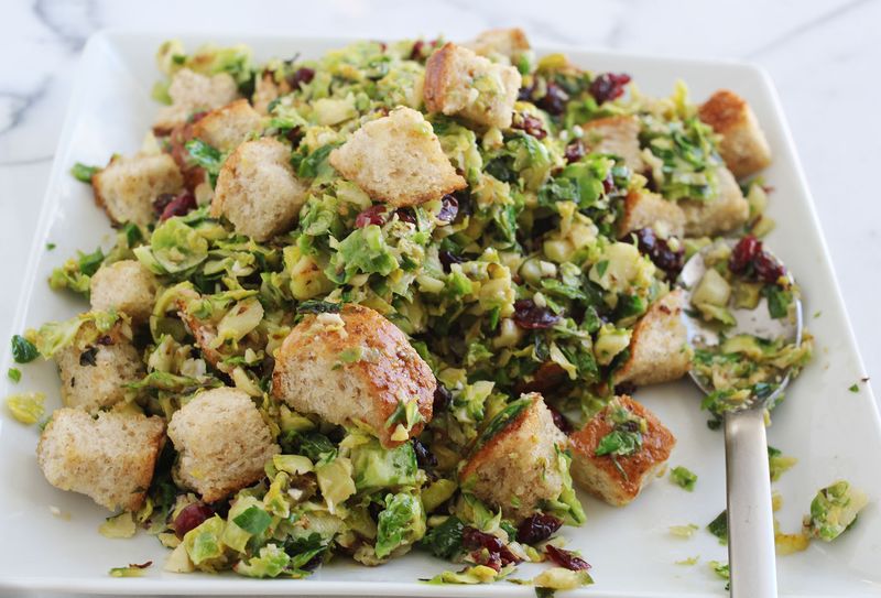 Brussels sprout salad 