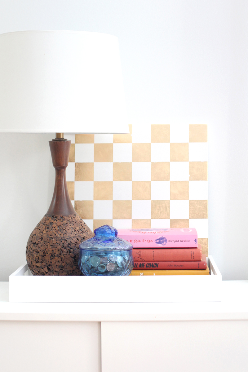 Make a Gold Leaf Checkerboard for display & for play!