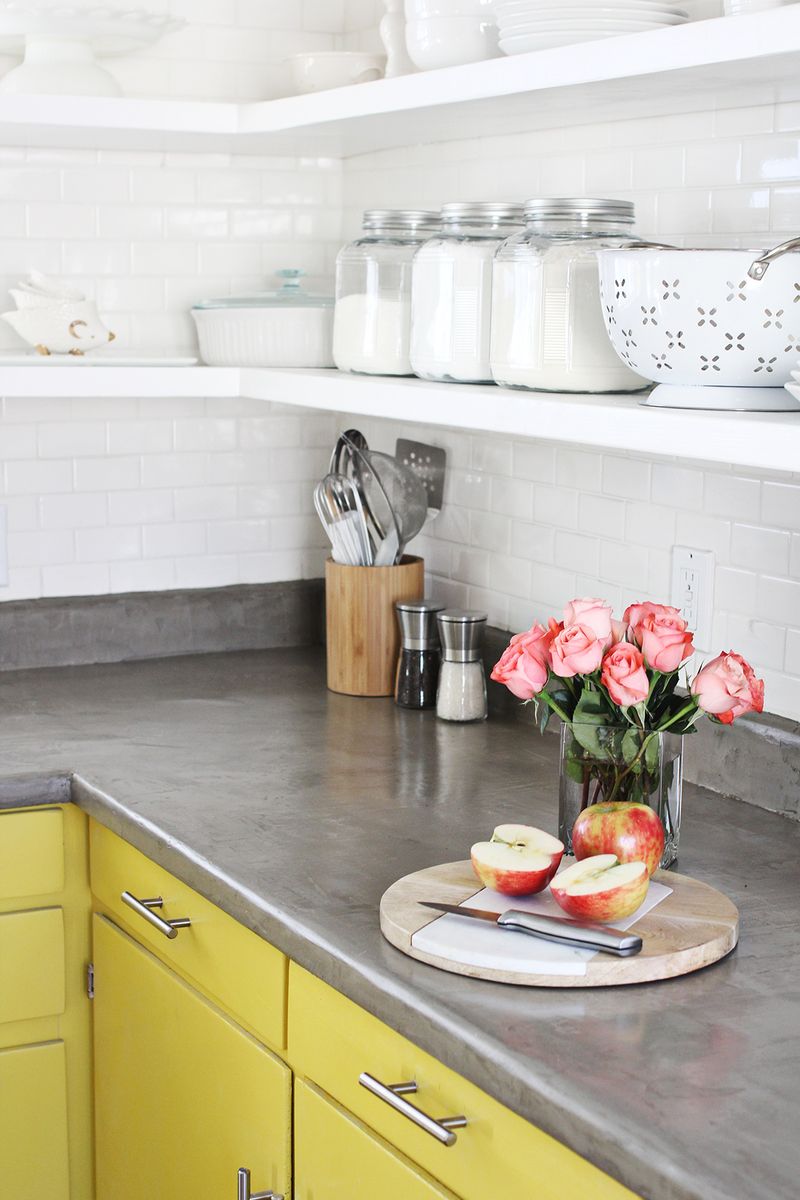 Concrete Countertop Diy A Beautiful Mess, Does Contact Paper Hold Up On Countertops