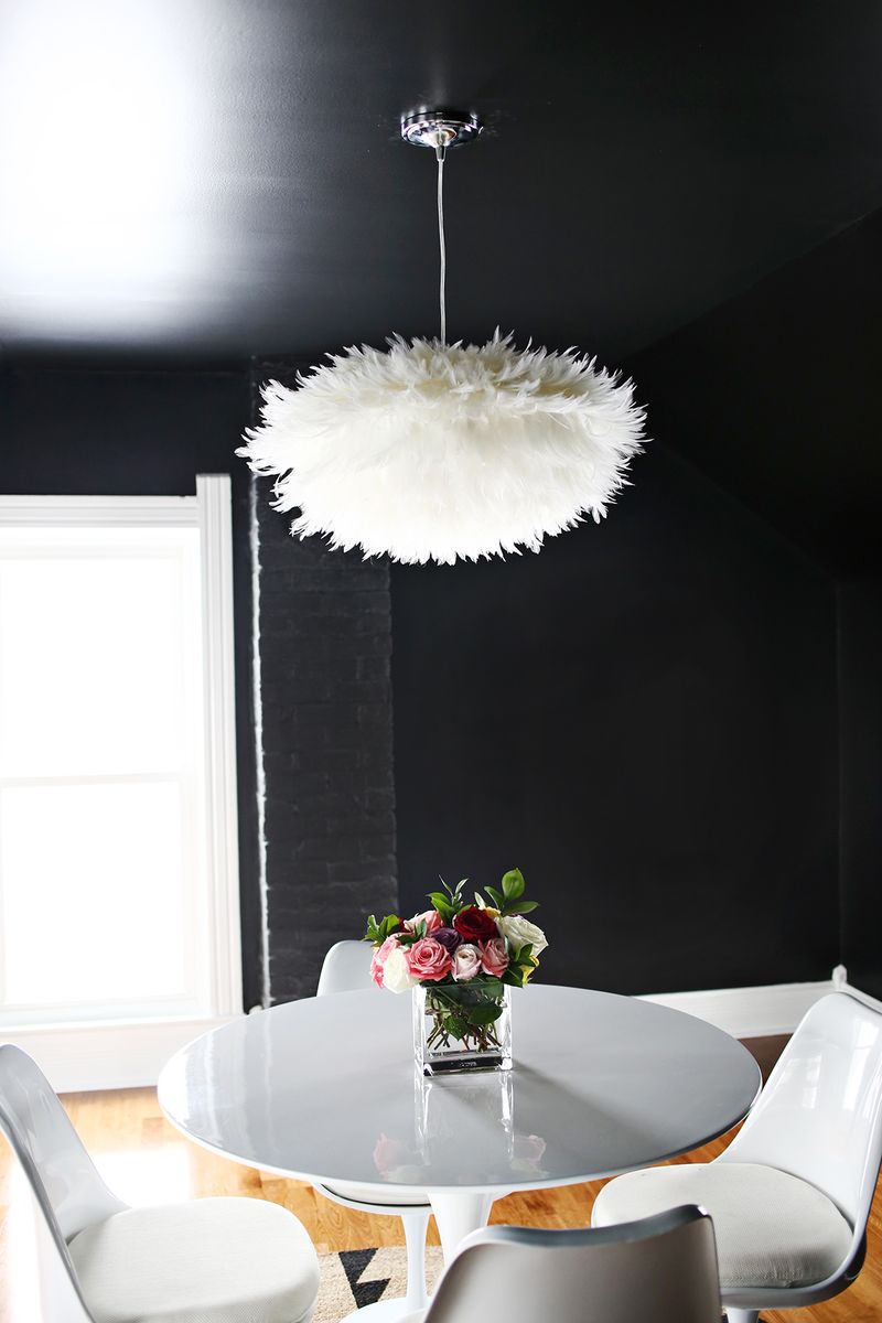 Fluffy Feather Light Shade for Ceiling Pendant Light 