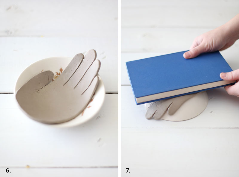 Make this fabulous hand dish inspired by Kelly Wearstler- click through for details.