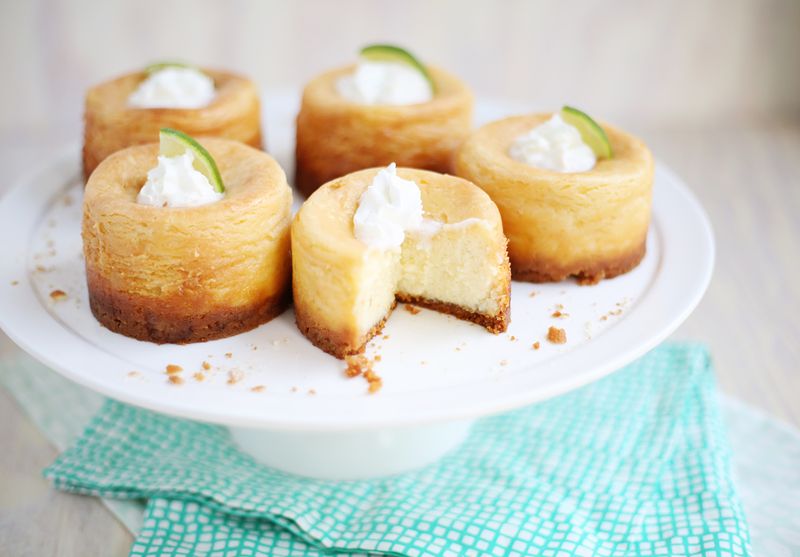 Lime scented cheesecake 