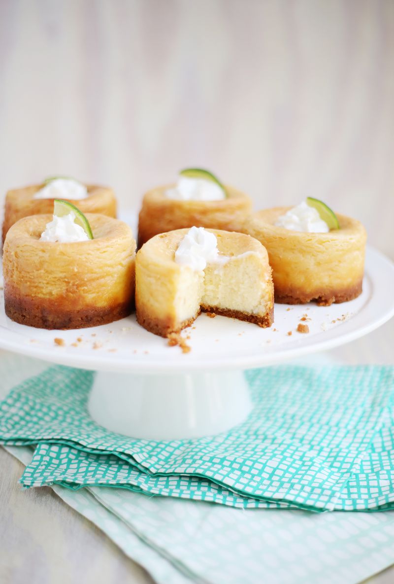 Lime scented cheesecake (click through for recipe)