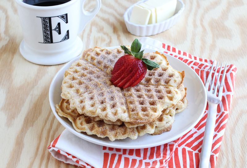Snickerdoodle waffles 