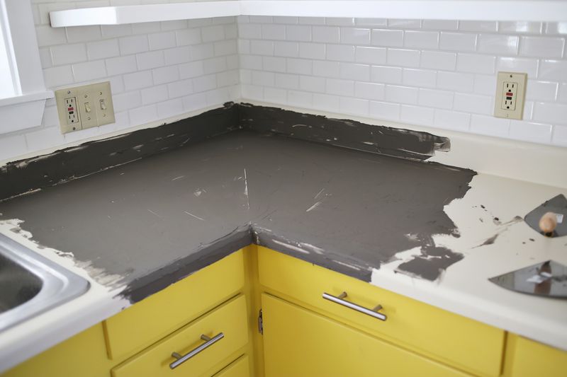 Concrete Countertop Diy A Beautiful Mess, Diy Update Kitchen Countertops