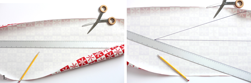 Make this pennant pillow for someone special! Click through for instructions.