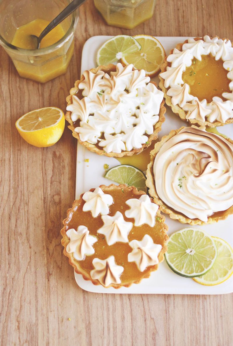 Mini citrus tarts (click through for recipe) 