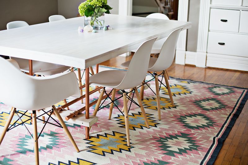 DIY Dining Room Table (with copper legs!) 