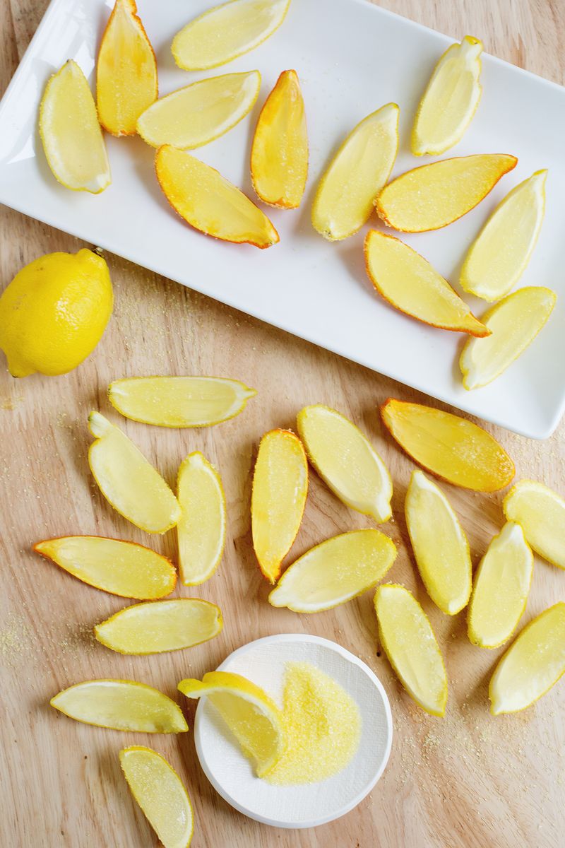 Lemon drop shots (click through for recipe) 