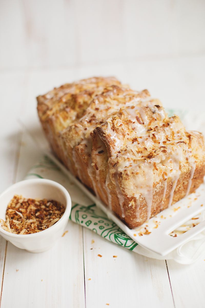 Coconut and lime pull apart bread (click through for recipe)