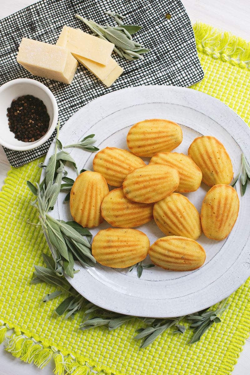 Cheesy sage madeleines (click through for recipe)