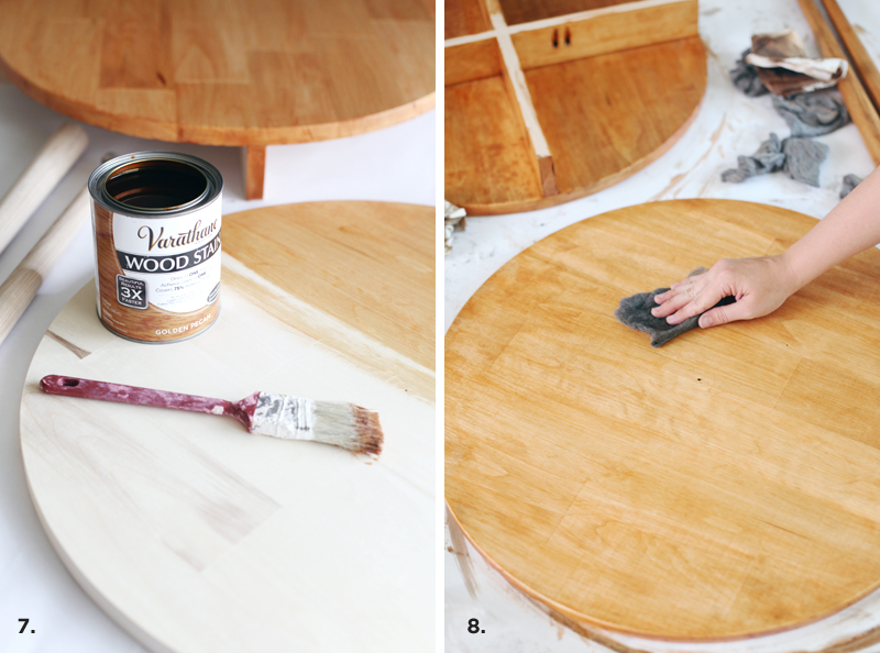 Build this mid century modern table yourself! Click through for instructions.