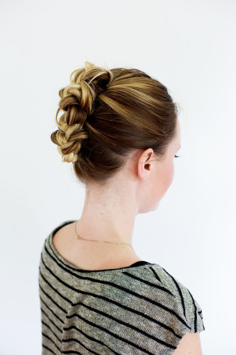 Tucked Braid Updo (click through for instructions)