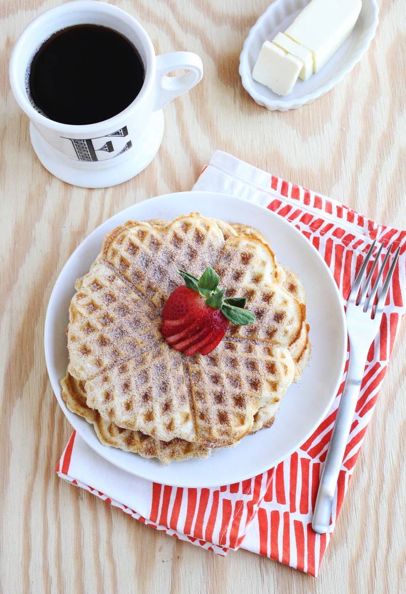 Snickerdoodle waffles