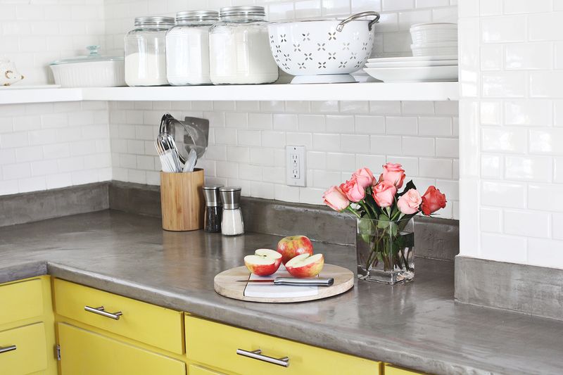Concrete Countertop Diy A Beautiful Mess, Are Concrete Countertops Food Safe To Eat