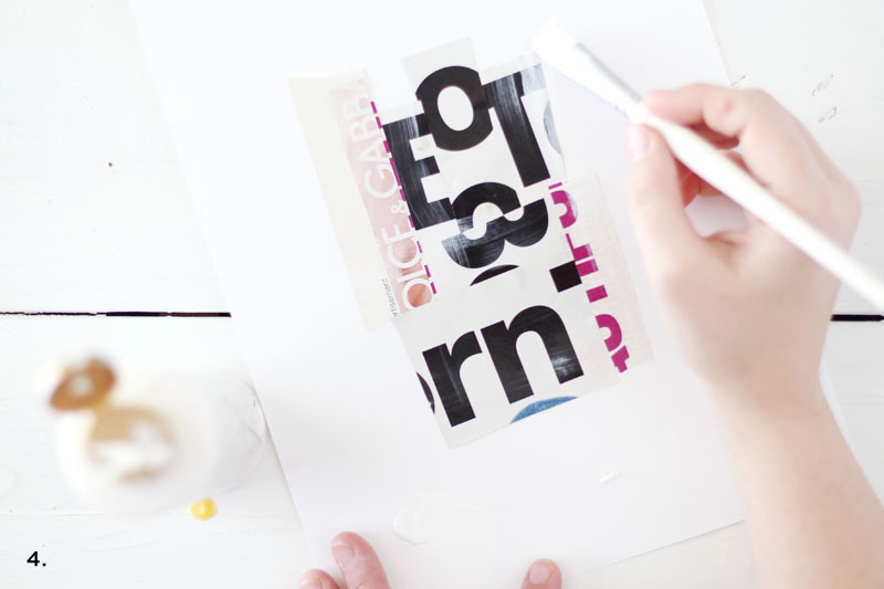 Making your own oversized typographic art is fun, easy, and CHEAP. Click through for instructions!
