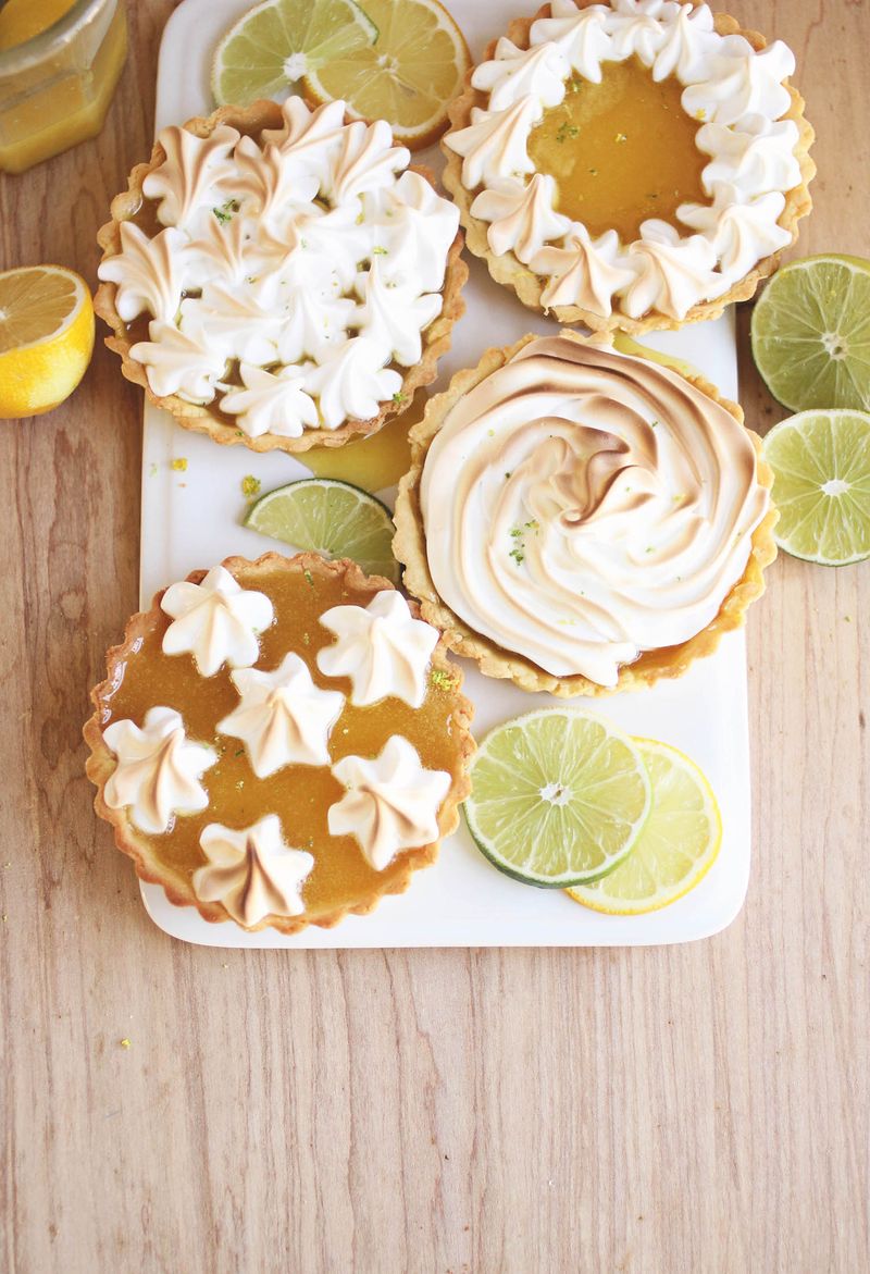 Mini citrus tarts (click through for recipe)