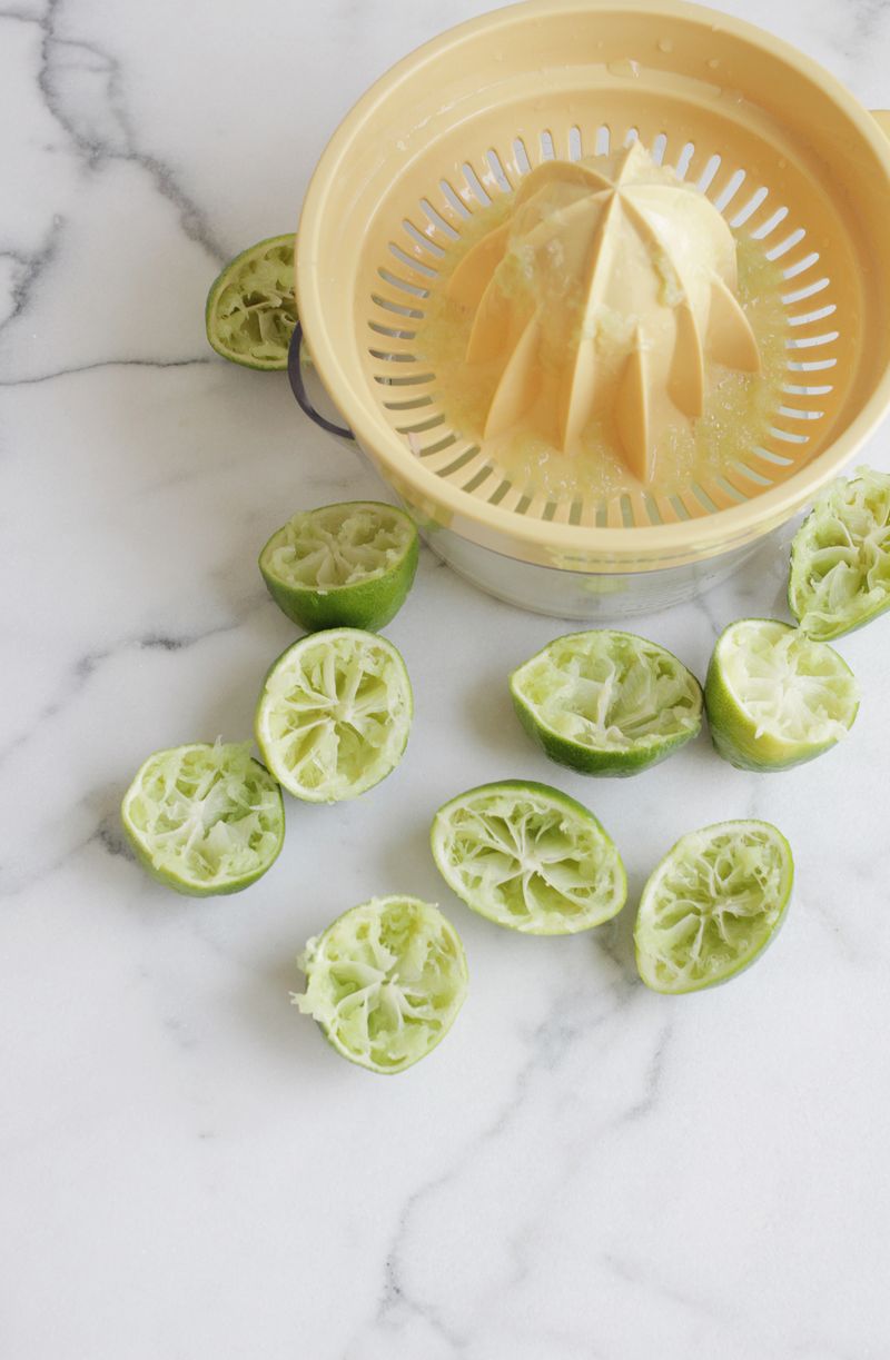 Lime vinegarette (click through for recipe)
