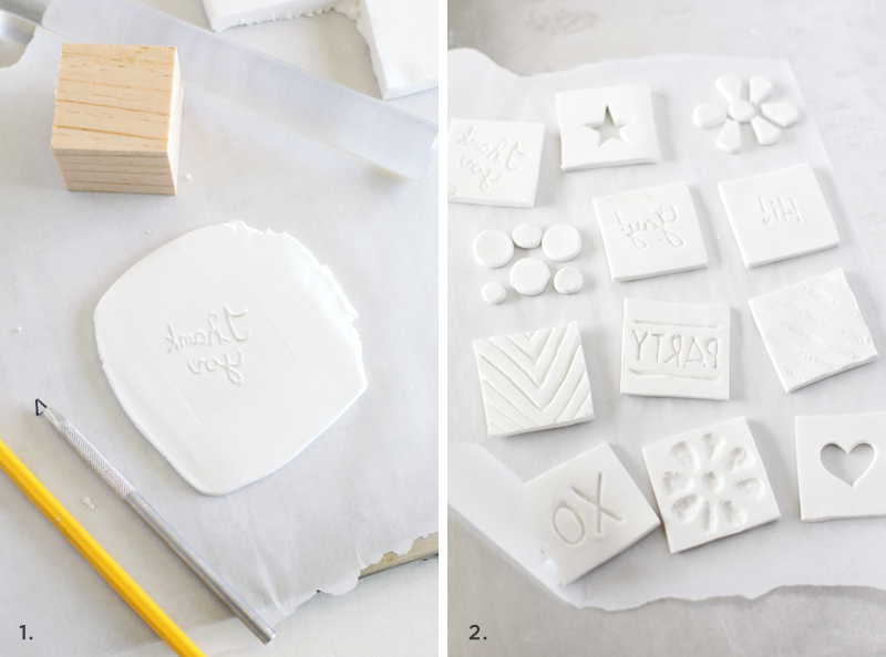 Make Your Own Stamp Cubes - A Beautiful Mess